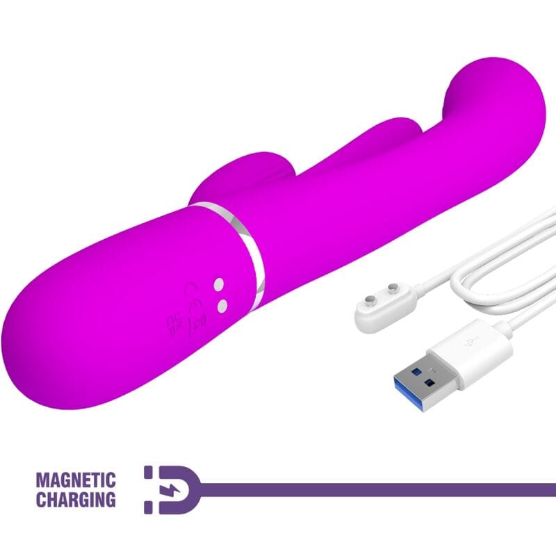 Rabbit-Vibrator Shania Triple Multifunktion Rosa – Ansicht 6
