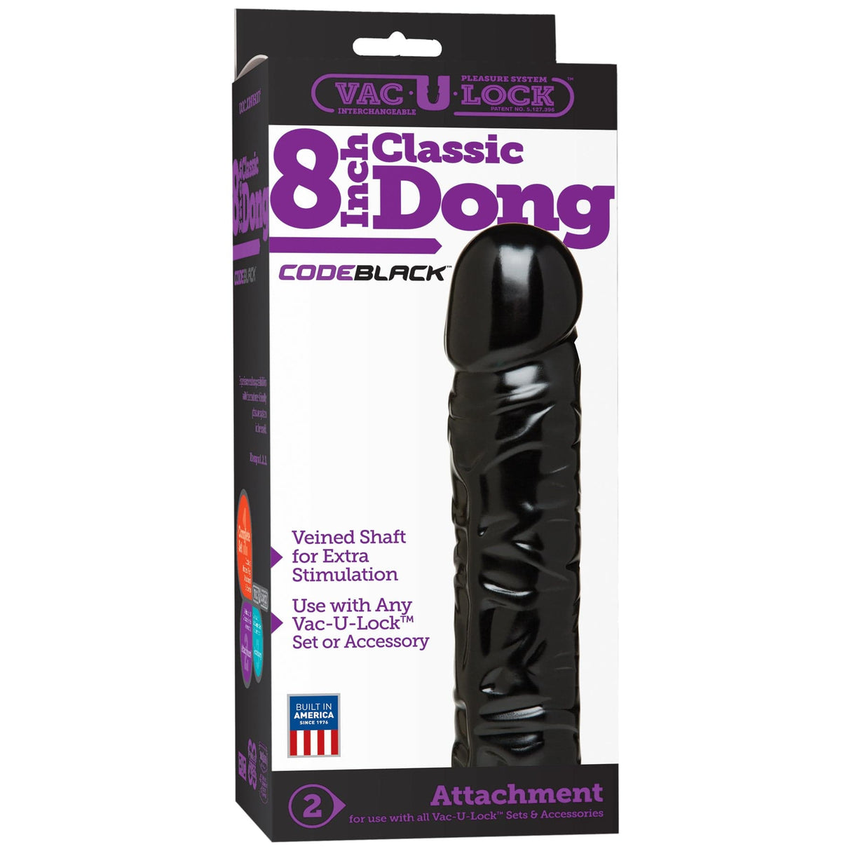 Realistischer Dildo Black Henry 19,3 x 4 cm