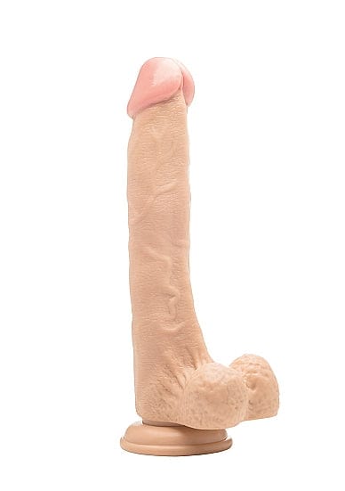 Realistischer Dildo Bockkarkopf 27 x 5 cm Natur
