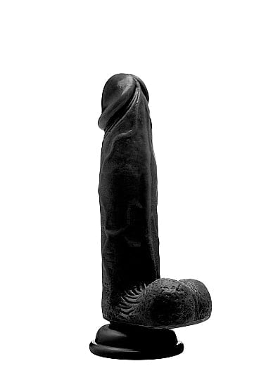 Realistischer Dildo Entschenkopf 20 x 4 cm Schwarz