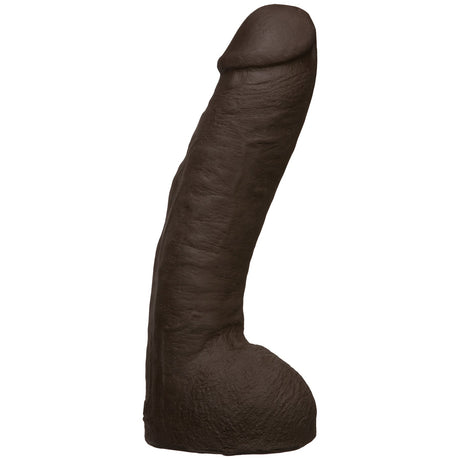 Realistischer Dildo Extra Large 32 x 7 cm Schwarz