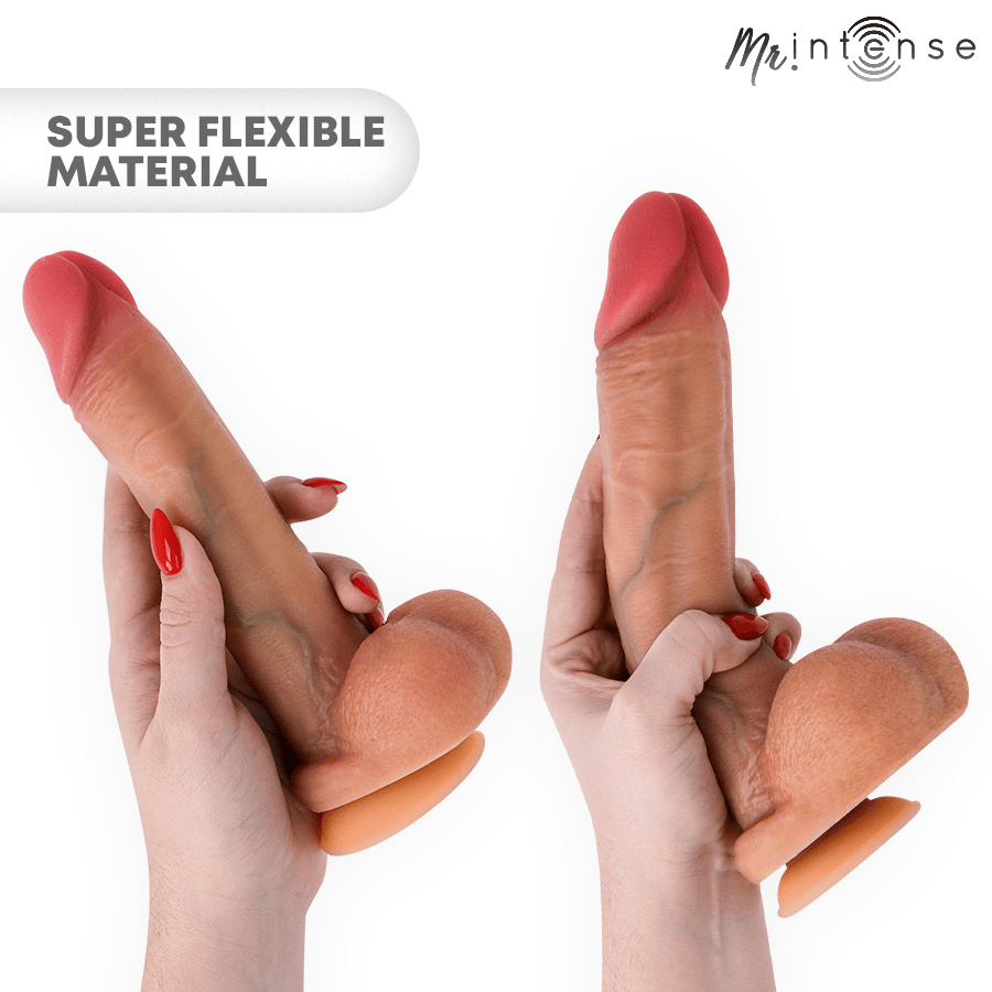 Realistischer Dildo Gary M aus Silikon mit Hoden 20 cm Ø 4,2 cm – Ansicht 2