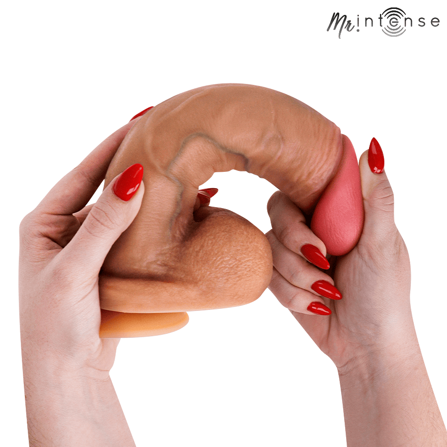 Realistischer Dildo Gary XL aus Silikon mit Hoden 25,5 cm Ø 5,1 cm – Ansicht 6