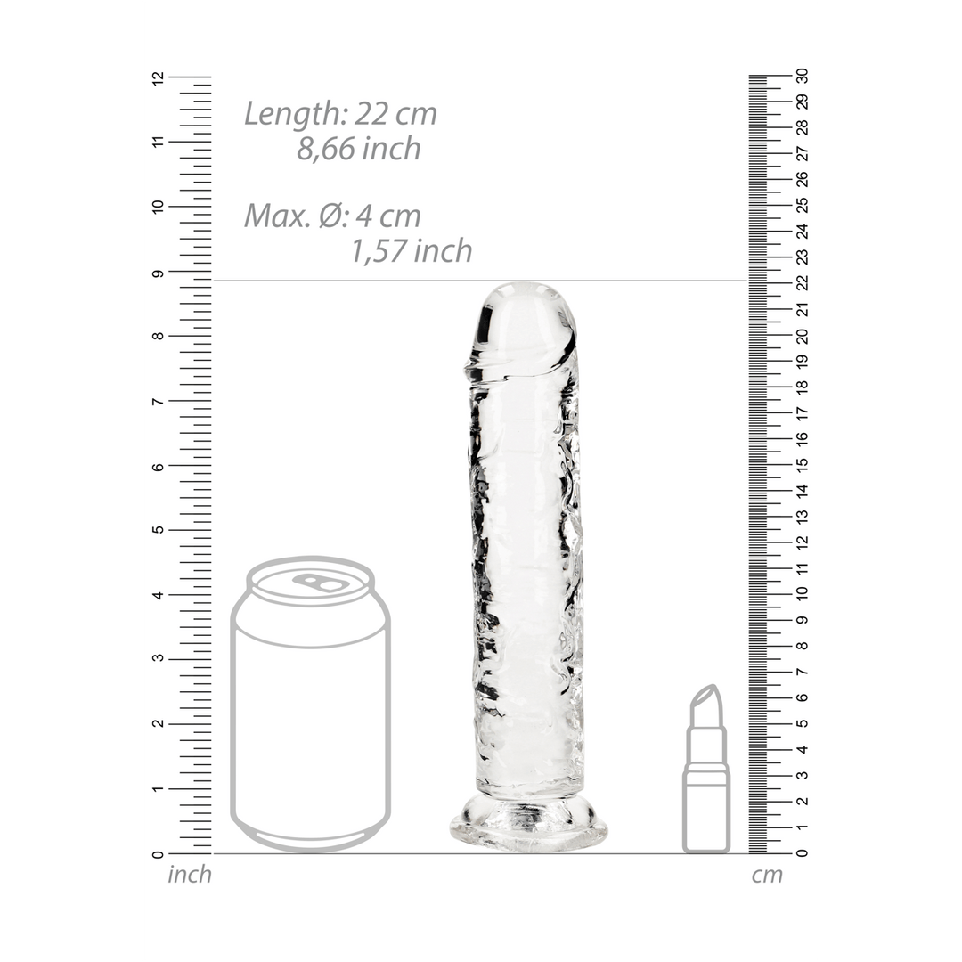 Realistischer Dildo gerade mit Saugfuß 20 x Ø 4 cm – Ansicht 20