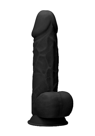 Realistischer Dildo Gernkopf 21,6 x 5 cm Schwarz