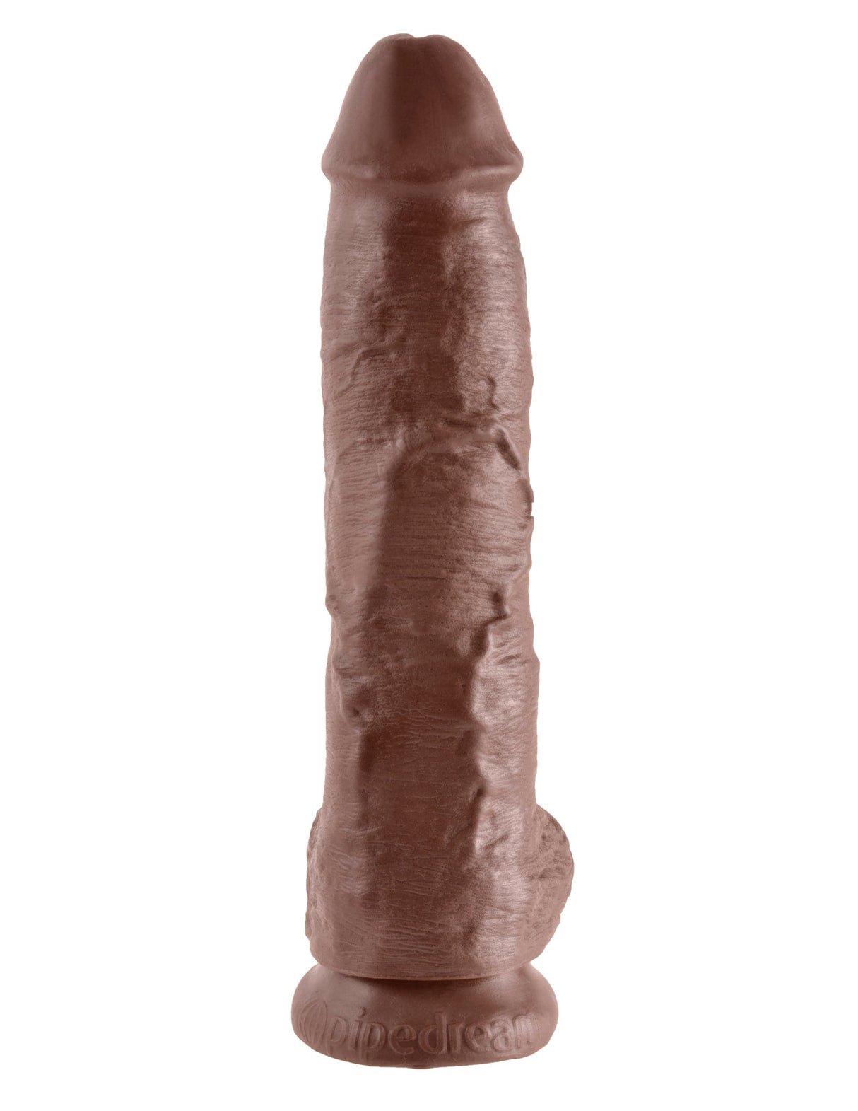Realistischer Dildo Jones mit Hoden braun XL