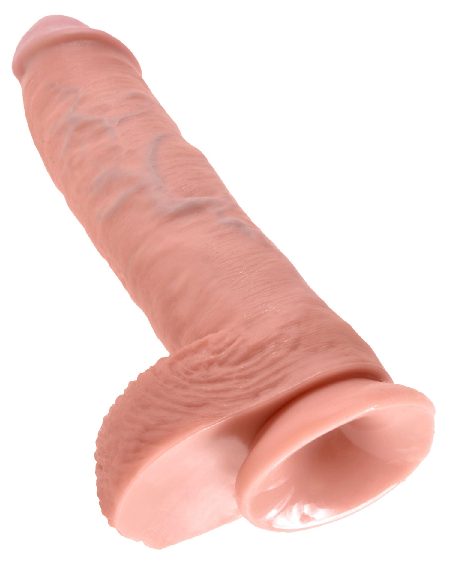 Realistischer Dildo Jones mit Hoden natur