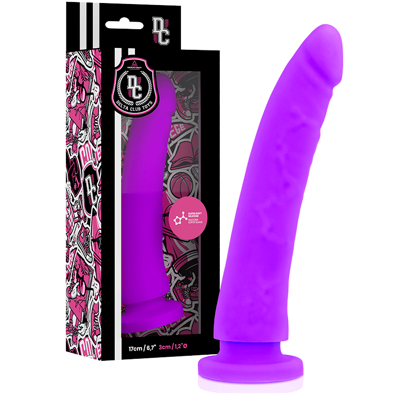 Realistischer Dildo Lila 17 x 3 cm – Ansicht 2