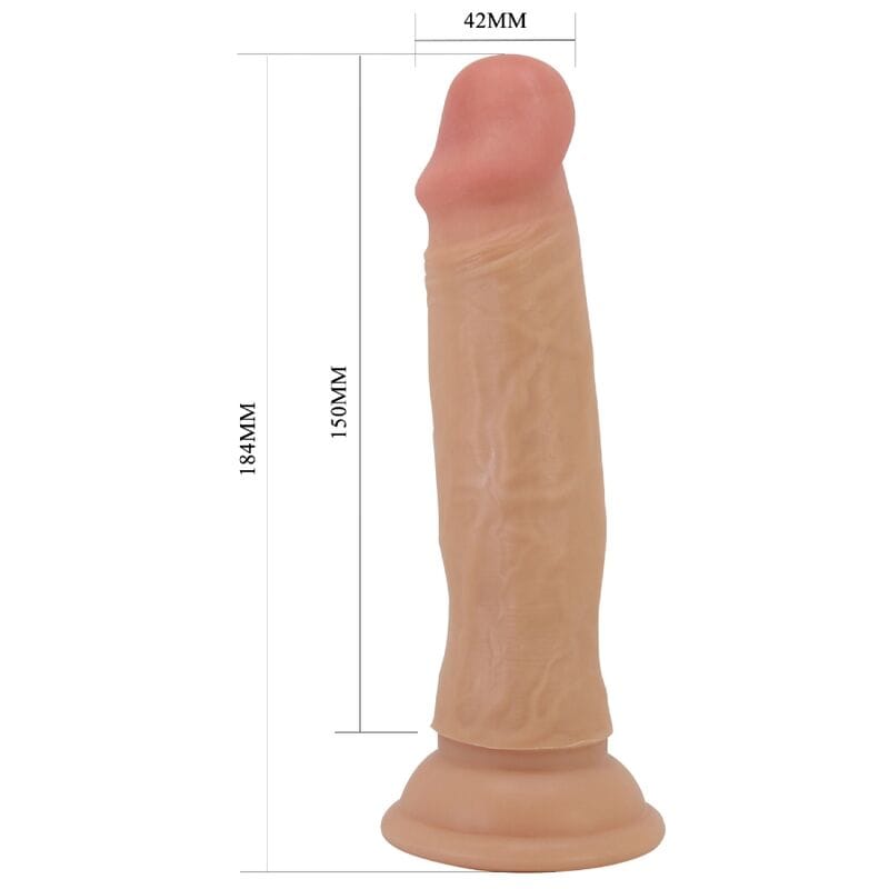Realistischer Dildo Quentin Natur 18 cm – Ansicht 5