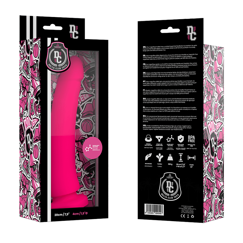 Realistischer Dildo Rosa 20 x 4 cm – Ansicht 5