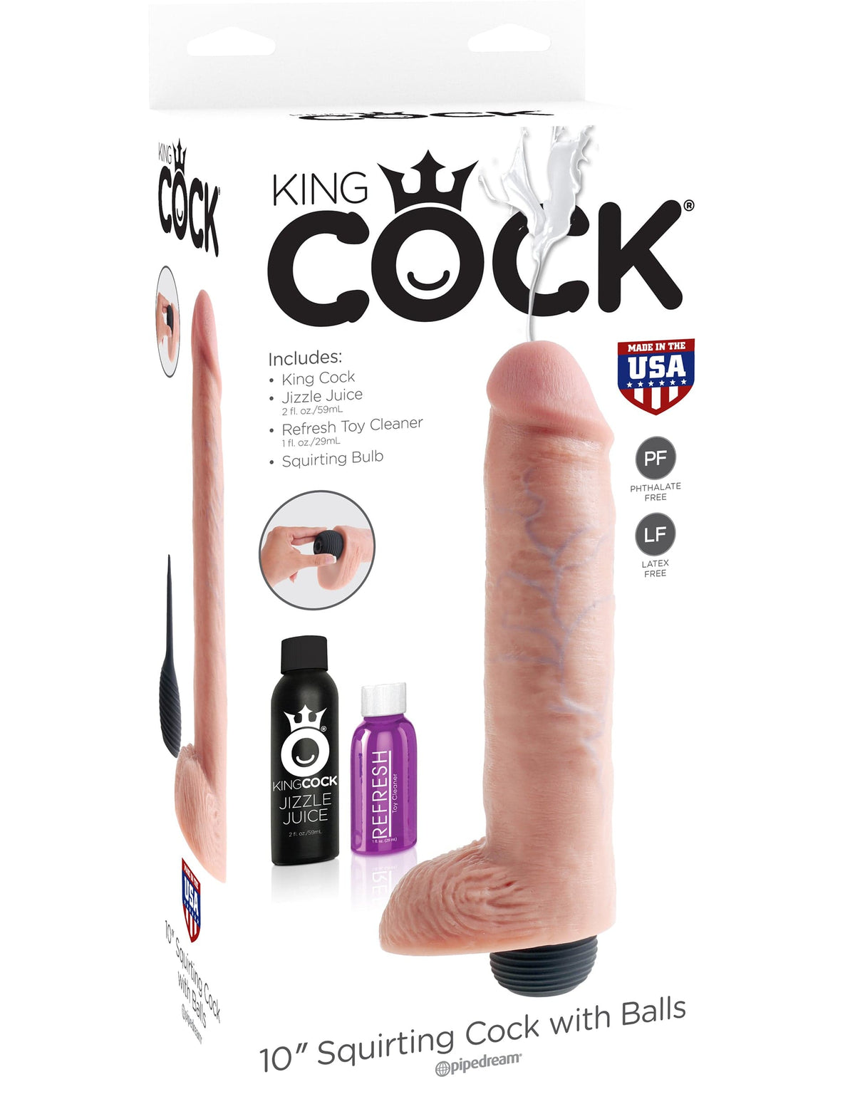 Realistischer Dildo Spritzer natur