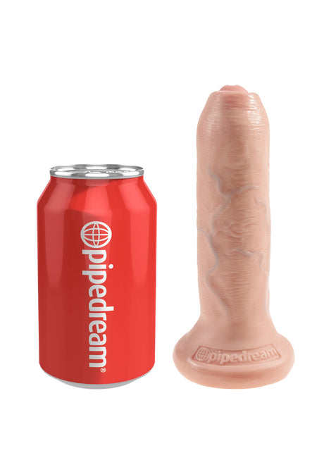 Realistischer Dildo unbeschnitten 16,5 x 3,8 cm