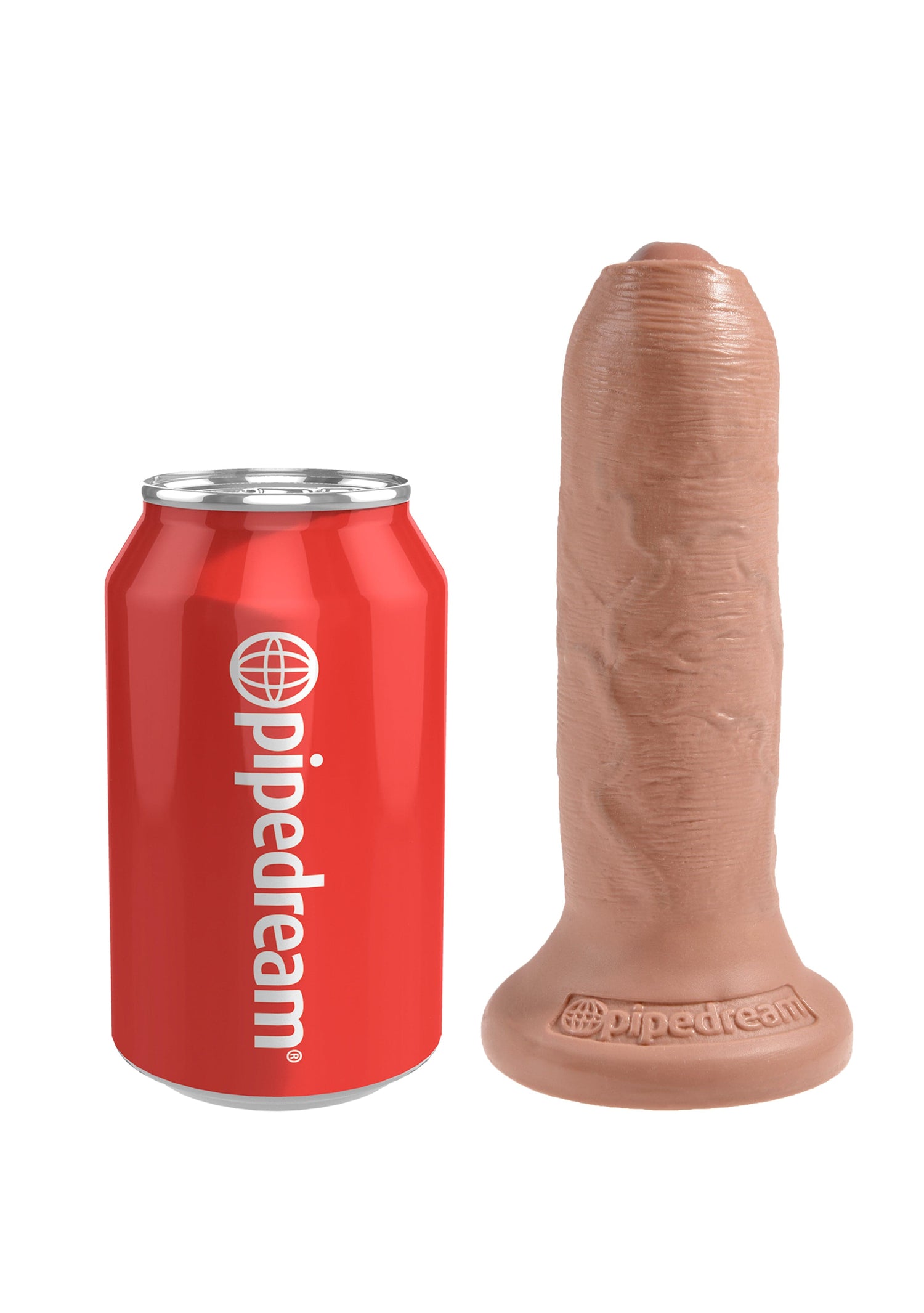 Realistischer Dildo unbeschnitten 16,5 x 3,8 cm