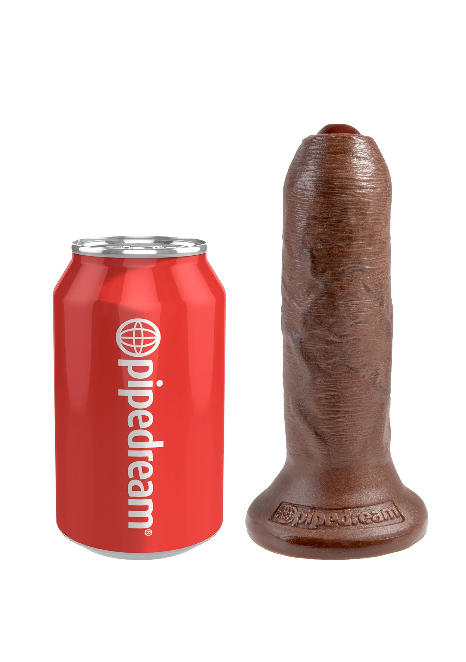 Realistischer Dildo unbeschnitten 16,5 x 3,8 cm