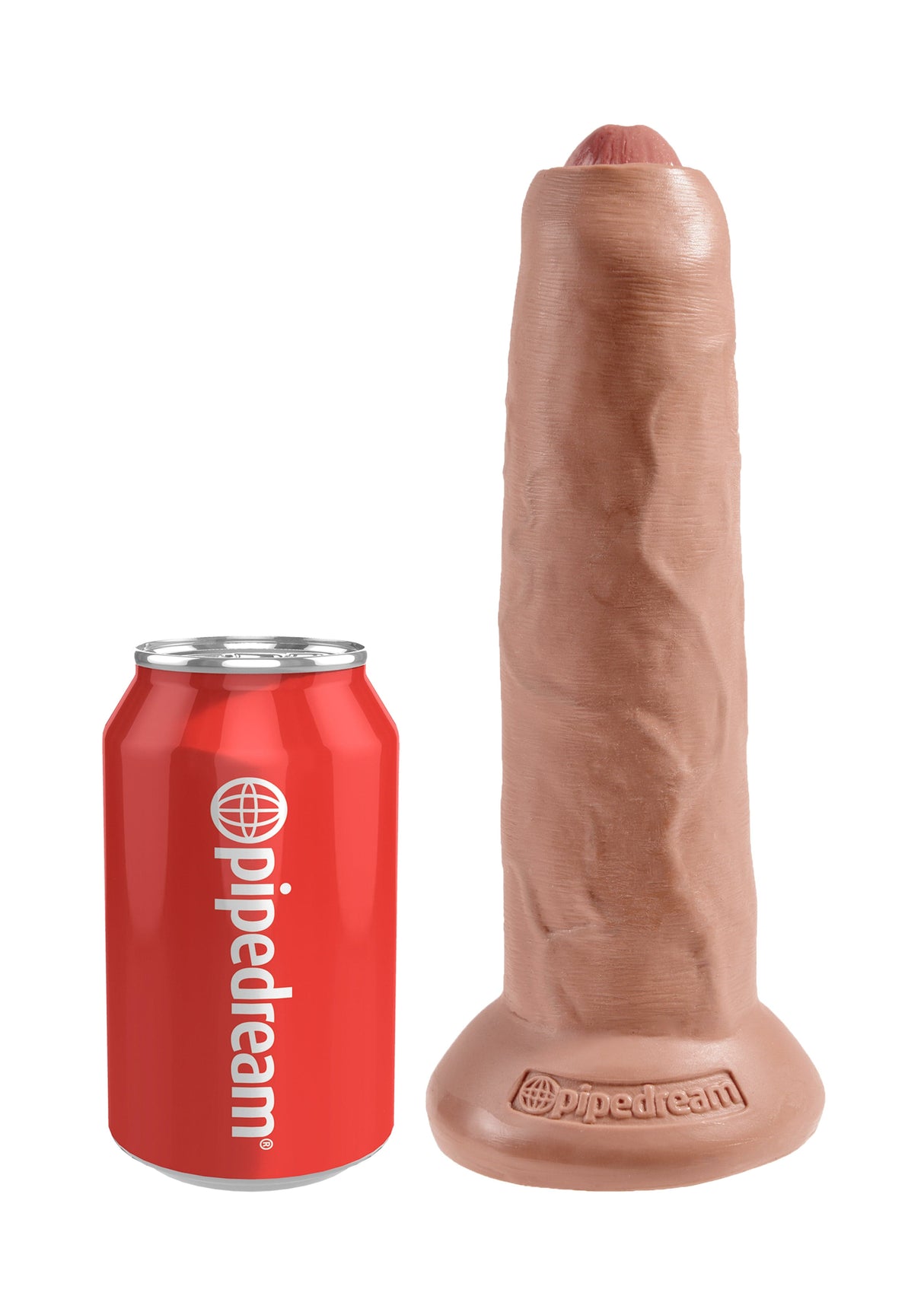 Realistischer Dildo unbeschnitten 25,5 x 4,5 cm