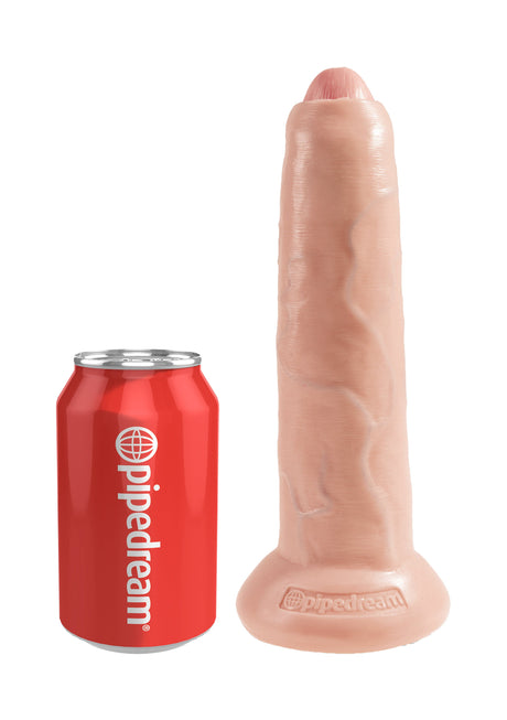 Realistischer Dildo unbeschnitten 25,5 x 4,5 cm Natur