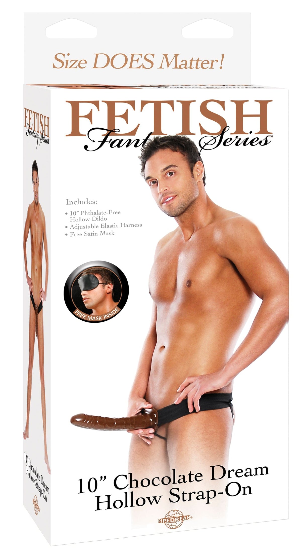 Realistischer Strap-On Hohl 25 x 6 cm