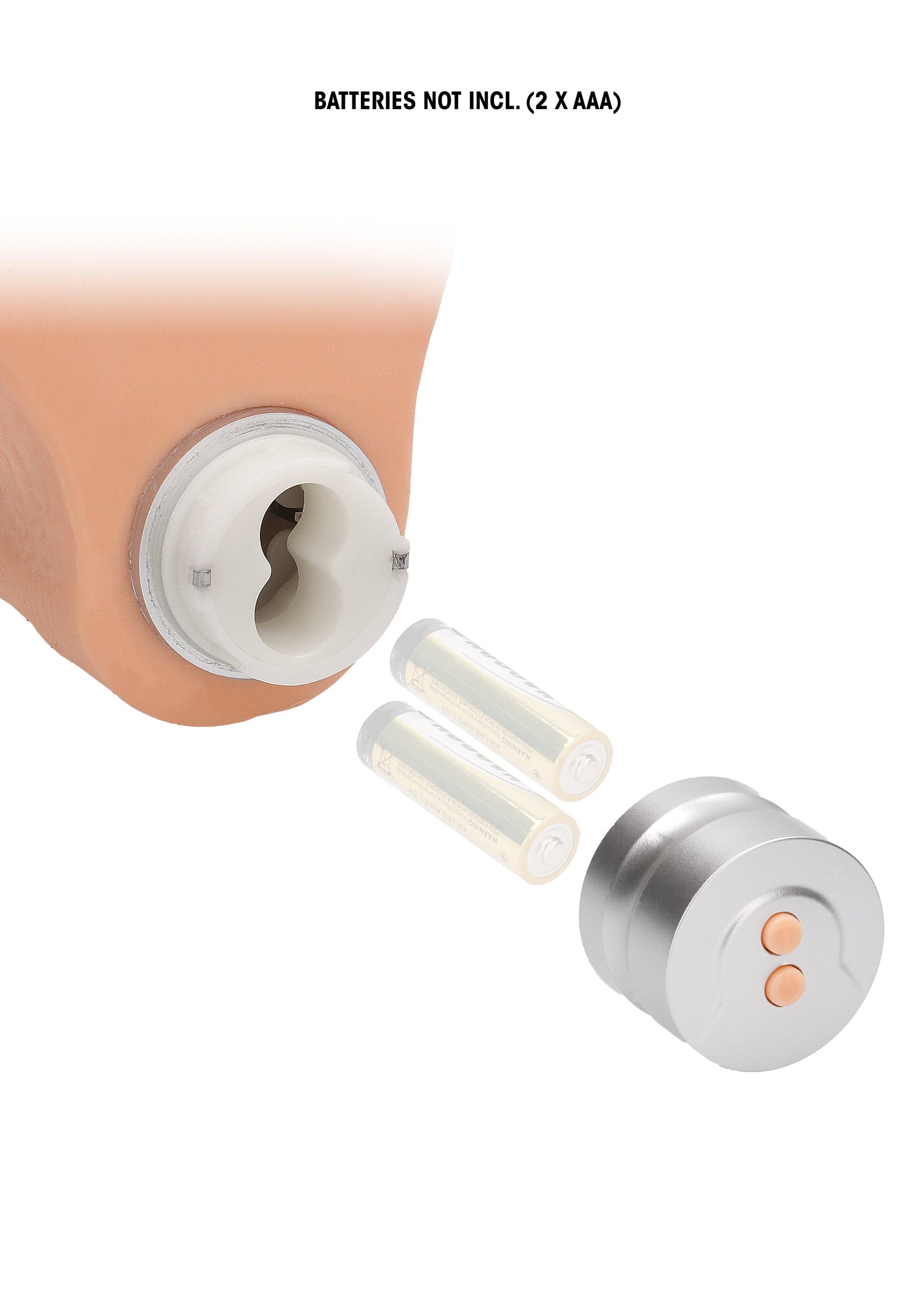 Realistischer Vibrator Berggächtle 18,5 x 4,5 cm