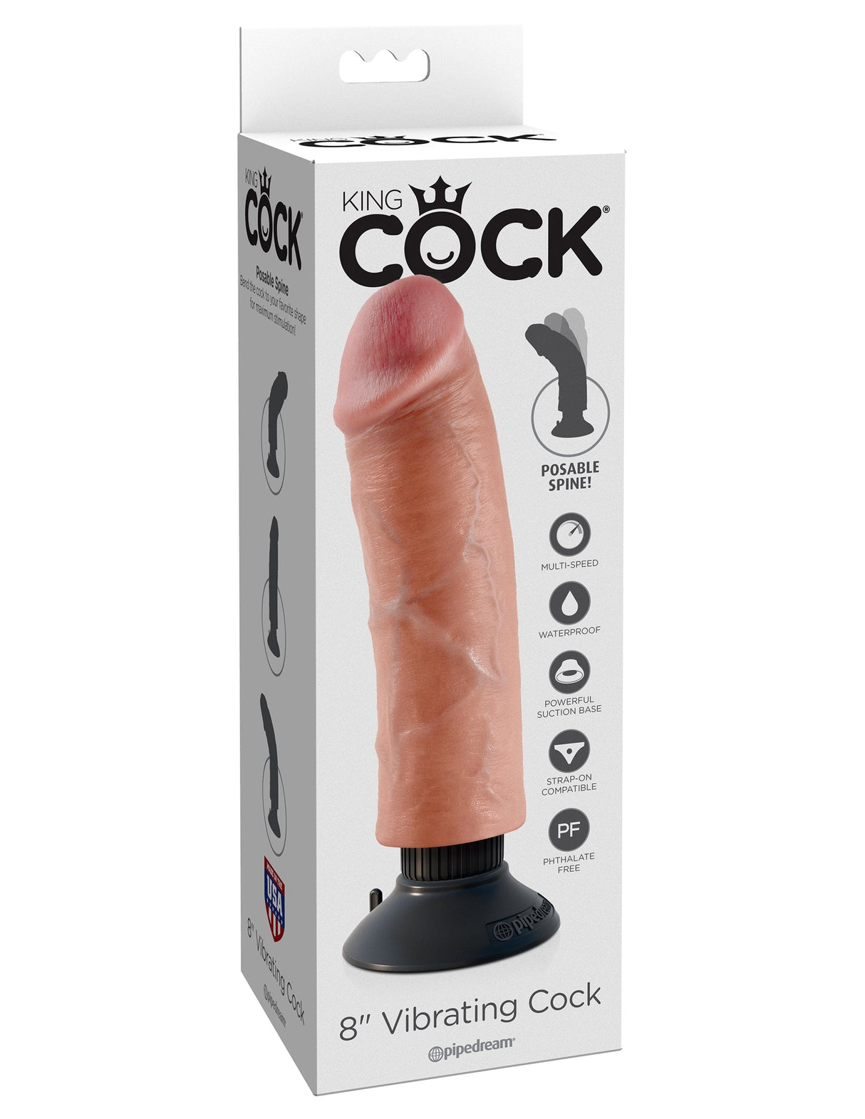 Realistischer Vibrator King Natur