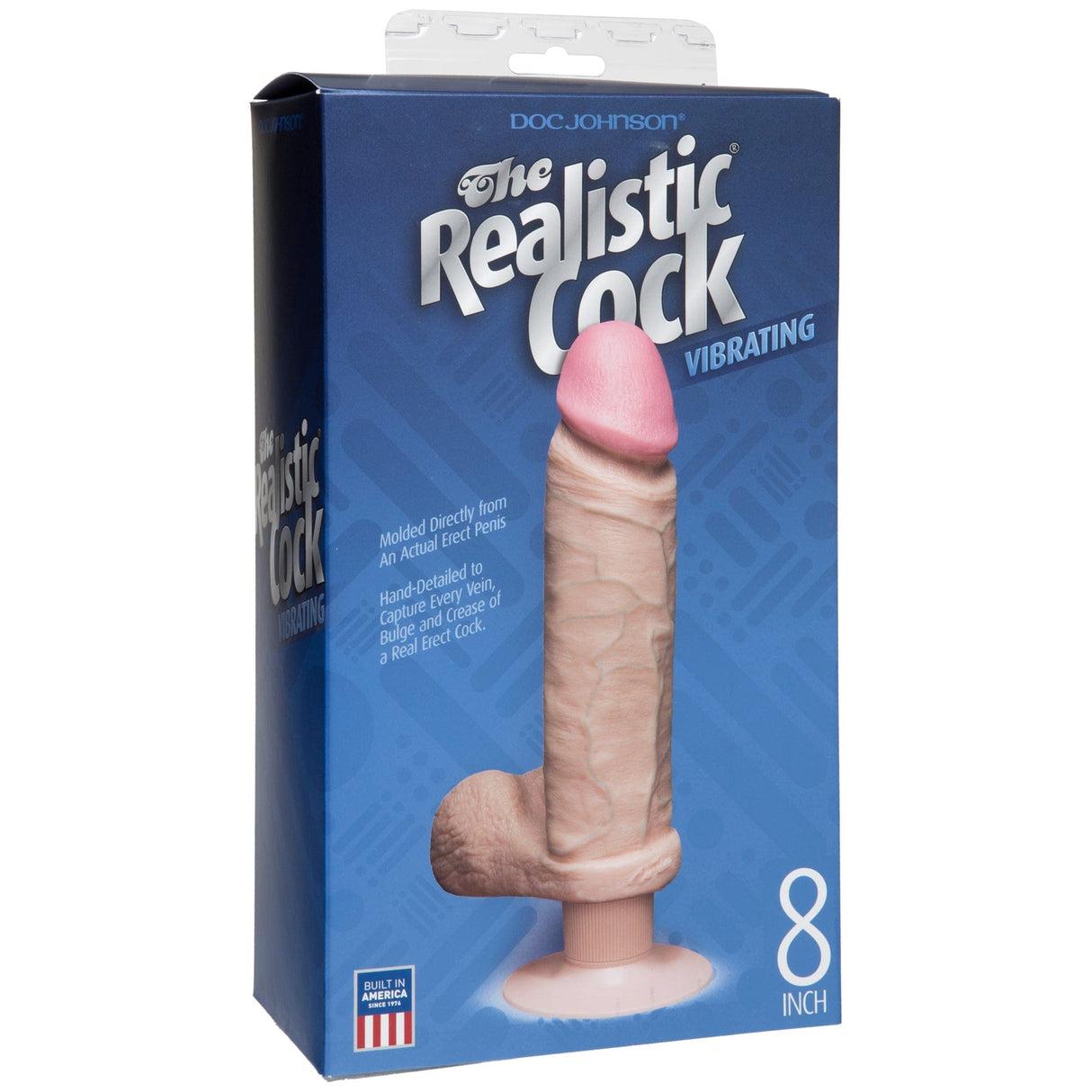 Realistischer Vibrator Mitch natur 23,6 x 5 cm