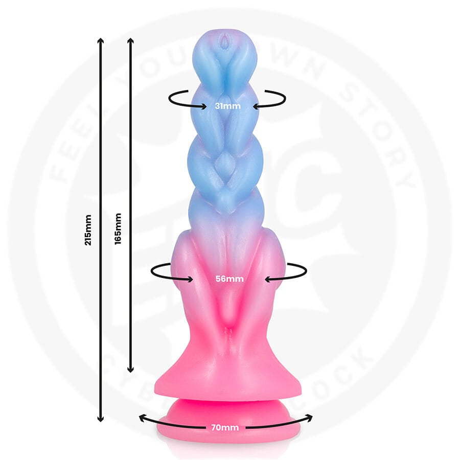 Dildo Rheona Dawn Fantasy Mehrfarbig 16,5 x Ø 6,5 cm – Ansicht 3