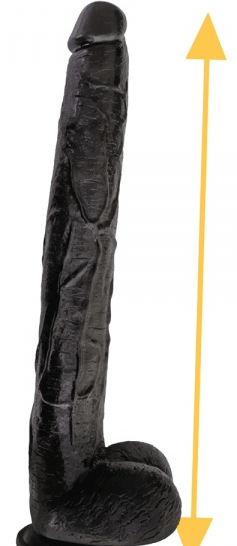 Riesendildo Jonny Twice, 33 x 5,5 cm