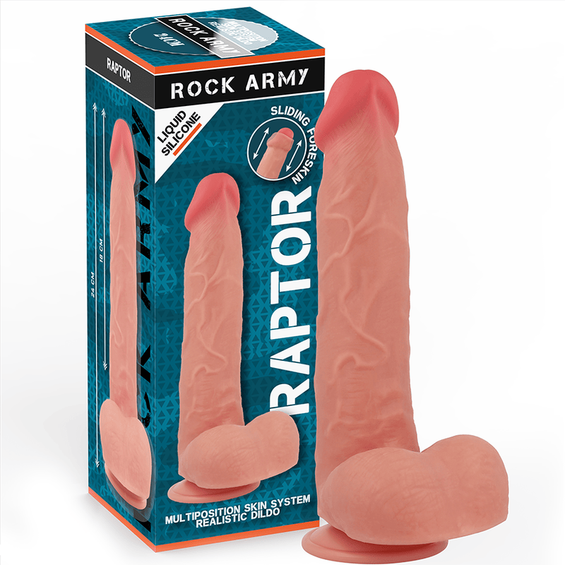 Rockarmy - Flüssigsilikon Raptor 24 cm-x-4,4 cm