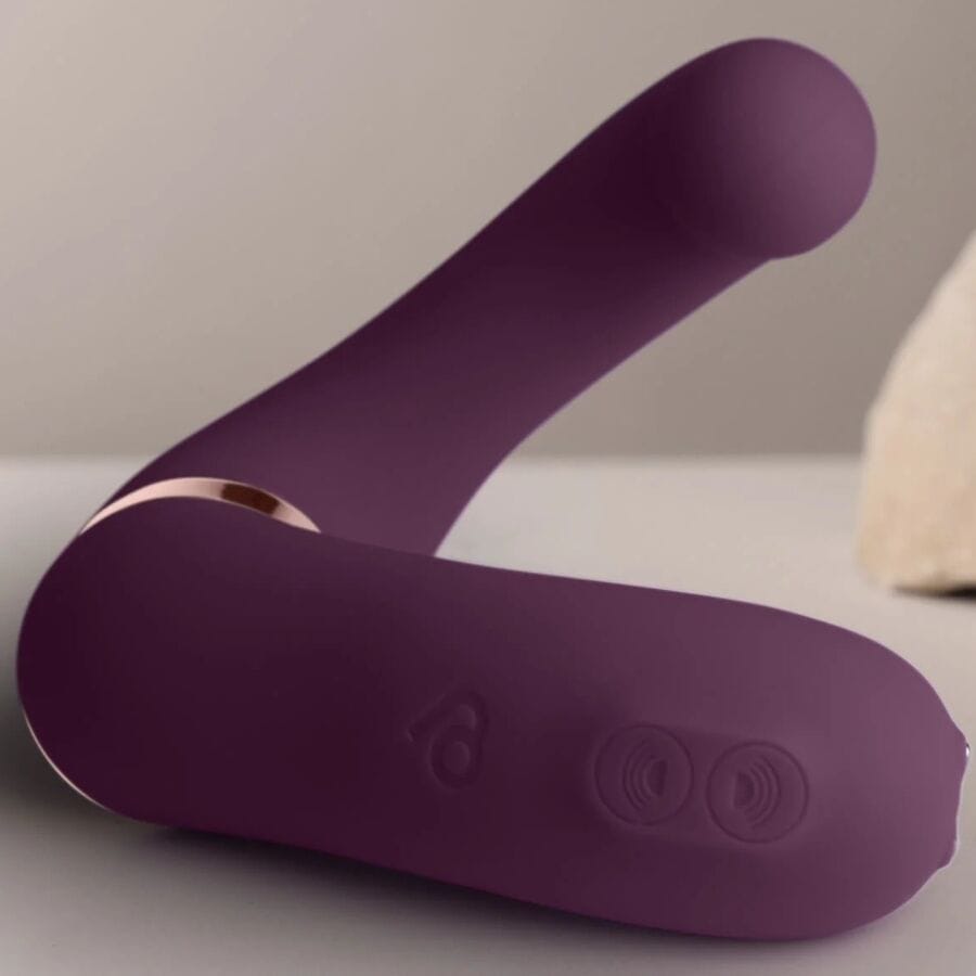 G-Punkt-Vibrator Gemini Dual g-Spot Klitoris Stimulator Lila 19,2 x 3,9 cm.4