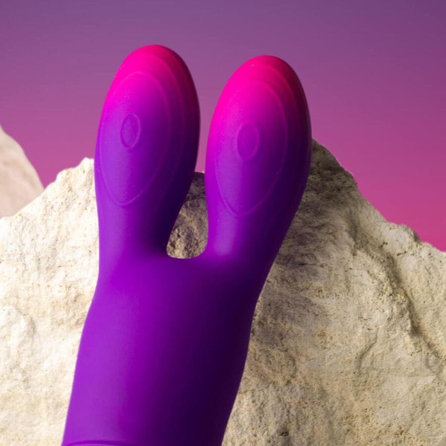 Rabbit-Vibrator GlGirl Bunny Lila Flexibler 13,2 x 5,3 cm.4
