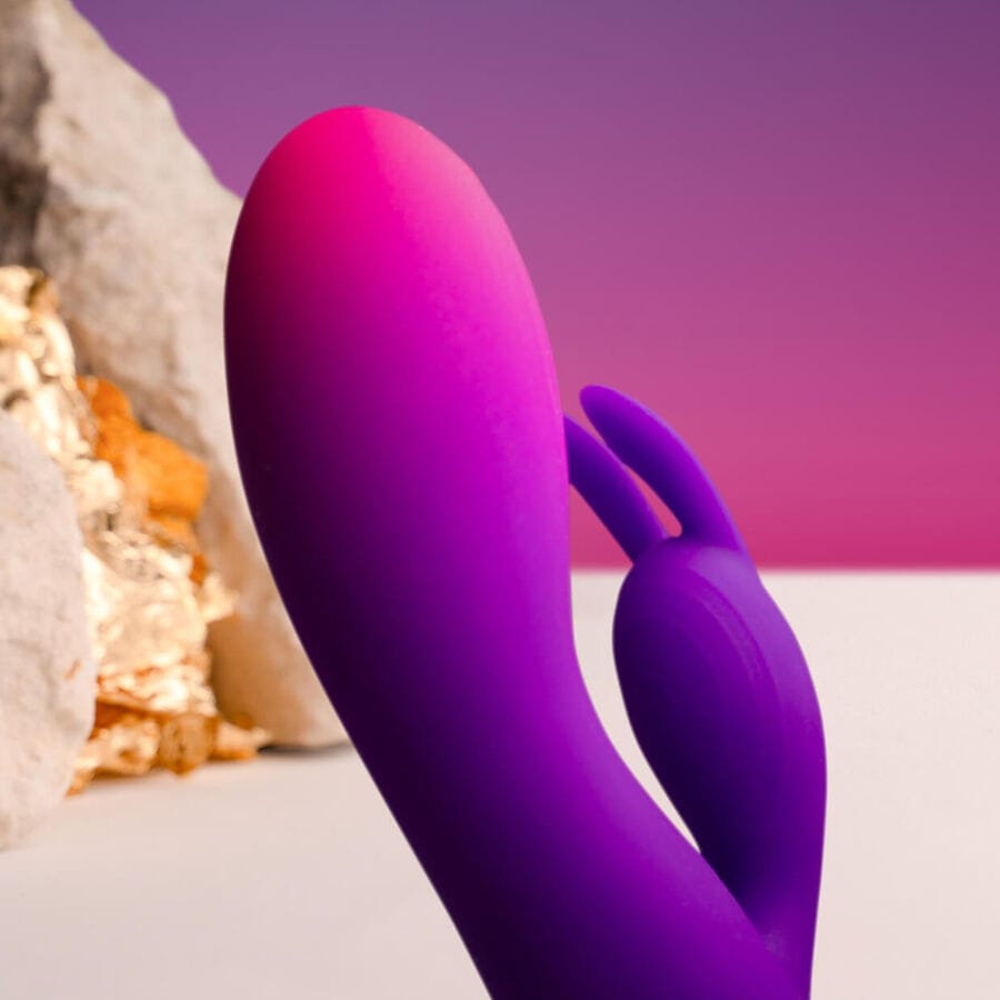 Rabbit-Vibrator GlGirl Lila Rabbit 11 x 6,7 cm.1