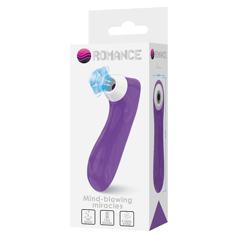 Auflegevibrator Klitoris-Sauggerät mit Pulsationstechnologie Lila.10