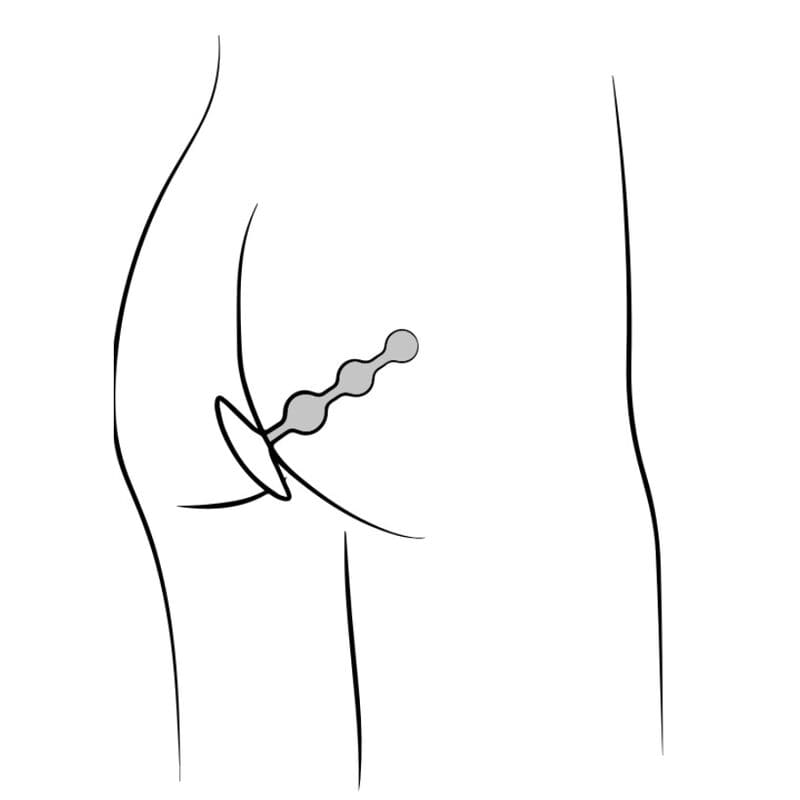 Romp - Amp Lila Flexible Silikon-Analkapseln 12,5 cm Lila