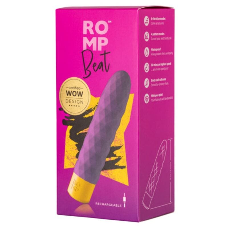 ROMP Beat Mini Vibrationskugel – Bullet-Vibrator Violet
