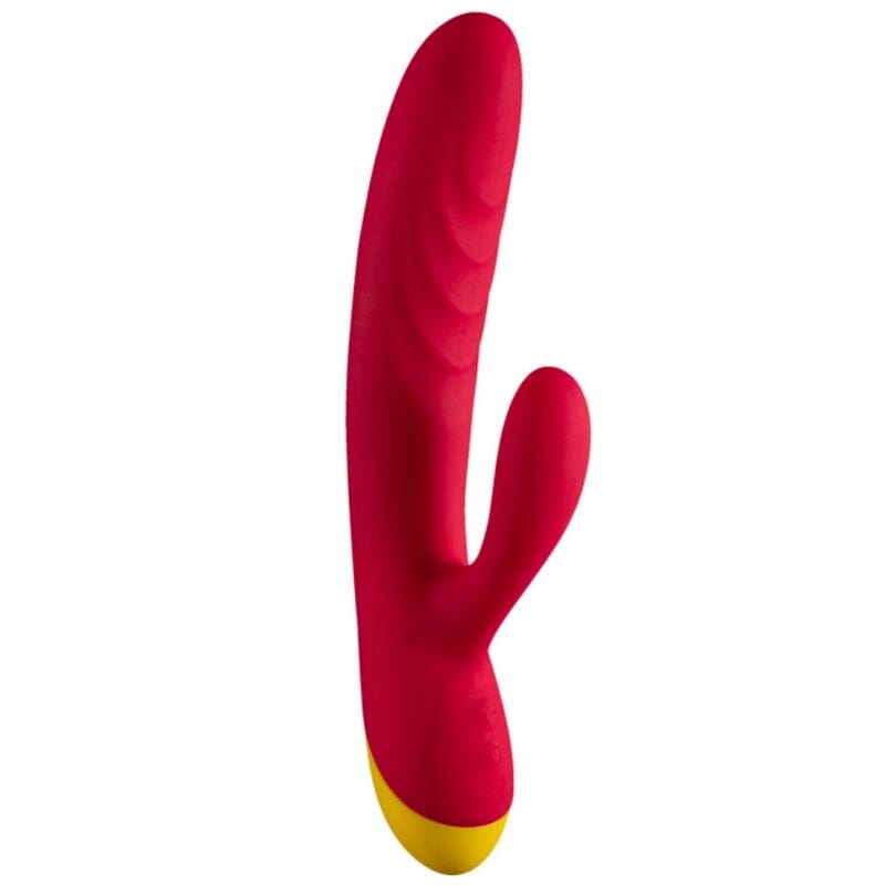 Romp - Jazz Wiederaufladbarer Hasenvibrator Rot