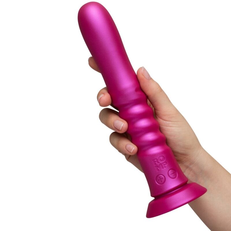 Romp - Jiggle auf- und Ab-Vibrator mit Rosa Saugnapf