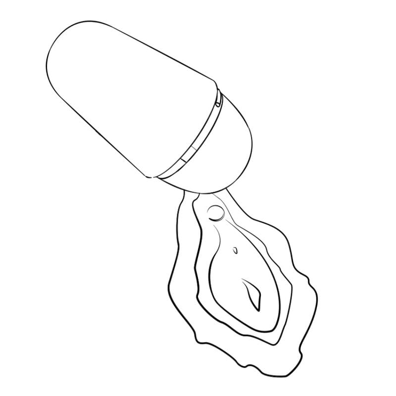 Romp - Kostenloser x Klitoralstimulator mit Deckel, 10 Stufen, Wiederaufladbar, Lila