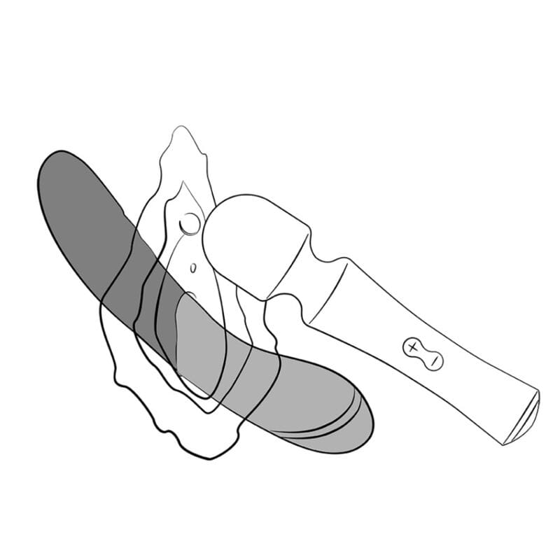 Romp - Presto Mini-Stabvibrator Flexibler Kopf Grün