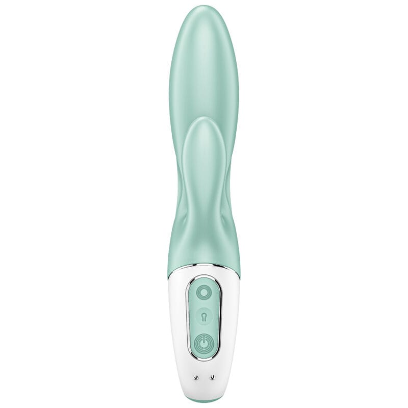 Satisfyer - Air Pump Bunny 5+ Aufblasbare Kaninchenvibrator-App Grün
