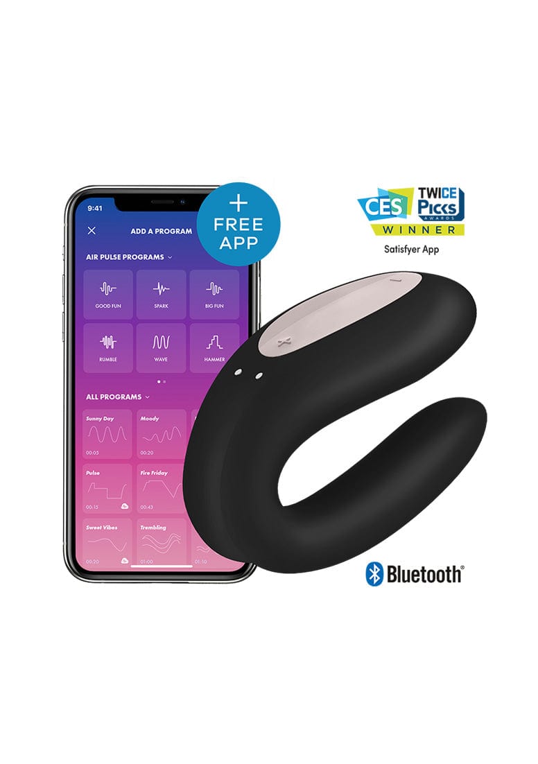 Satisfyer Double Joy Schwarz