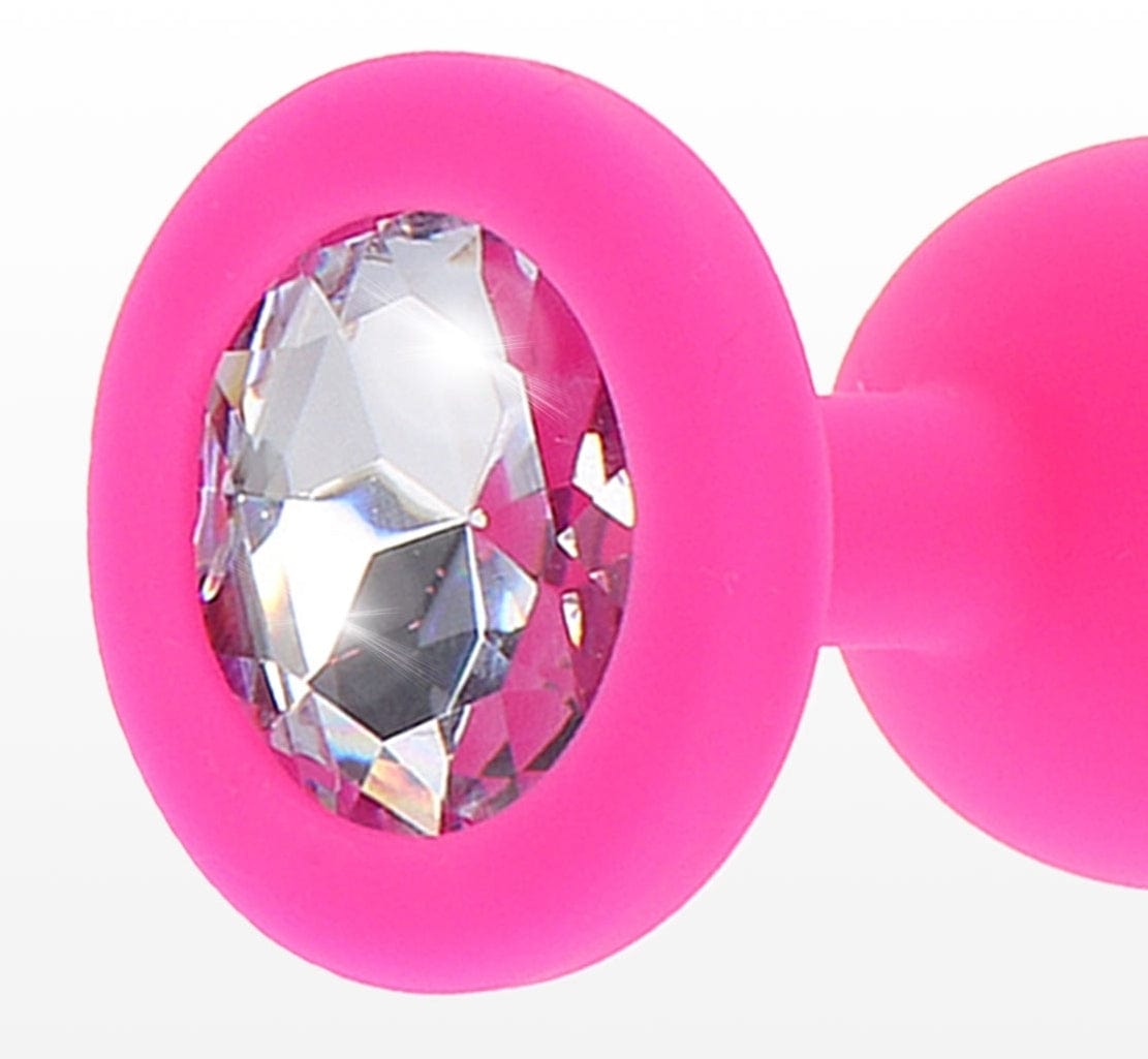 Schmuckplug Diamond Booty S 6 x 2.8cm Pink