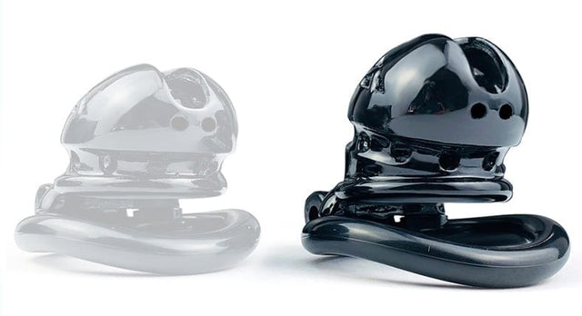 Sex Slave Keuschheitsgürtel M 6.5 x 3.5cm Schwarz