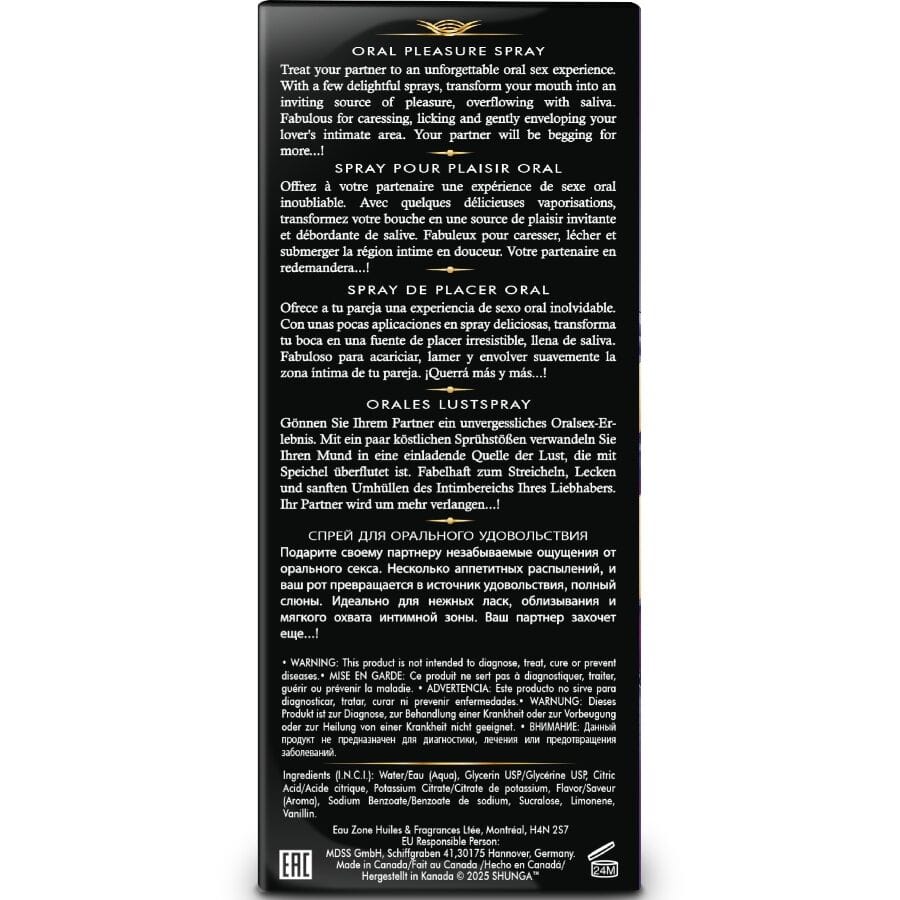 Intimpflege Waves Lustiges Spray zum Oralen Verführerischer Exotischer Früchte 20 ml.3