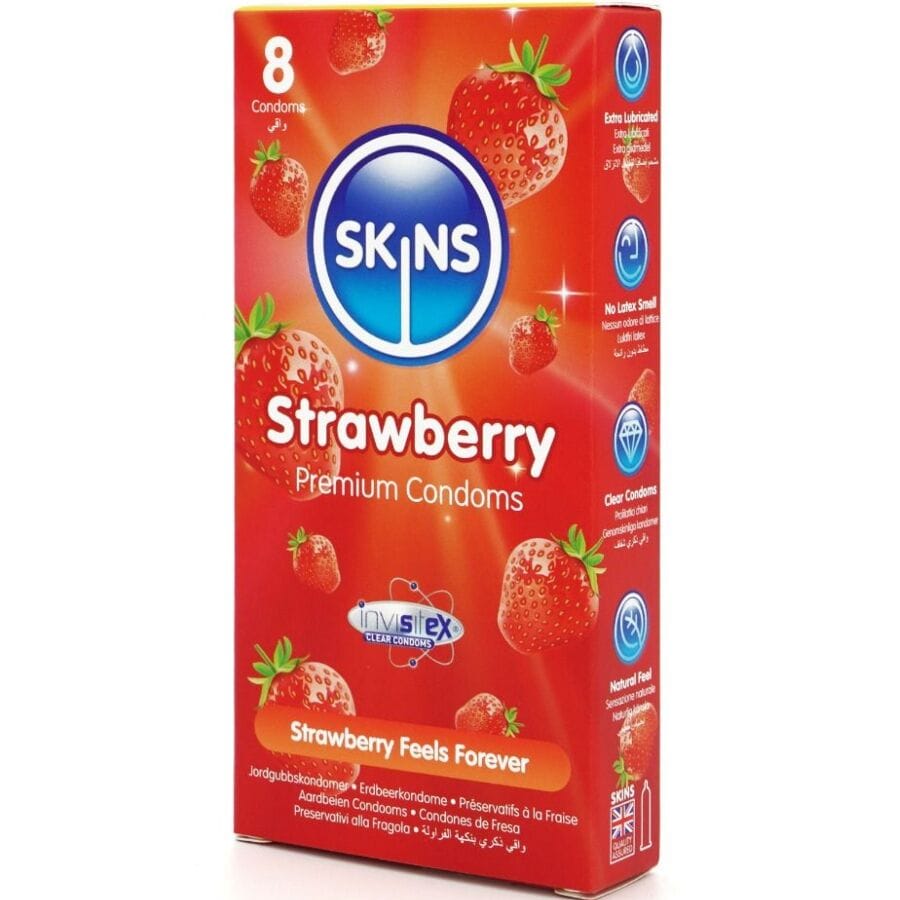Kondom Erdbeere Premium-Kondome Packung 8.1