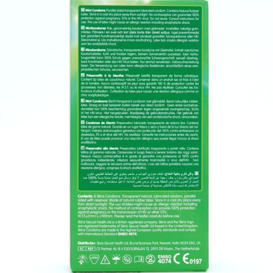 Kondom Mint Premium Kondome Packung 8.3