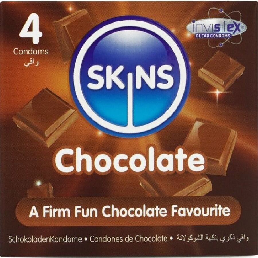 Kondom Schokolade Premium-Kondome Packung 4
