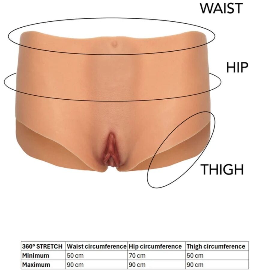 Slip Verborgene Begierde Alter Ego Offene Vagina & Anus Short Mittelgrosser Taille
