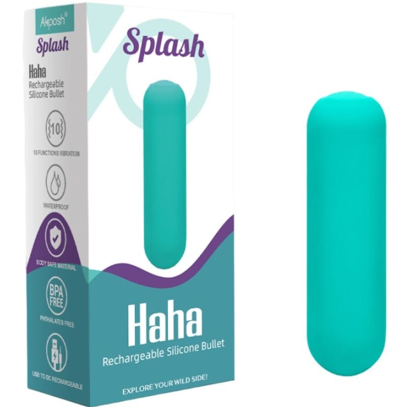 Splash Haha Bullet Silikon Grün 7,5 x 1,9 cm – Ansicht 7