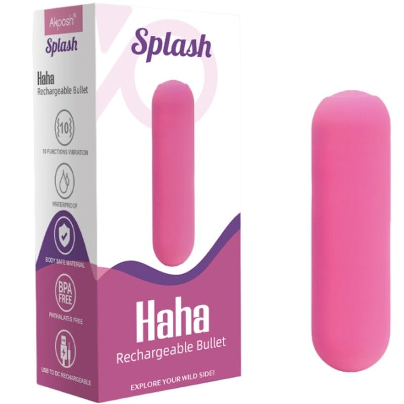 Splash Haha Bullet Silikon Rosa 7,5 x 1,9 cm – Ansicht 6