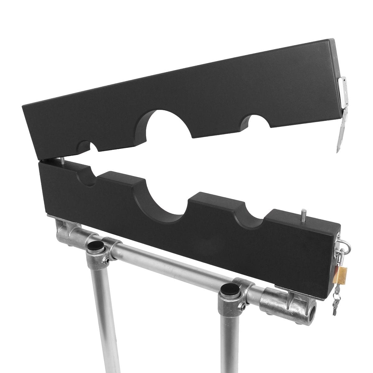 Standpranger Höhenverstellbar Schwarz