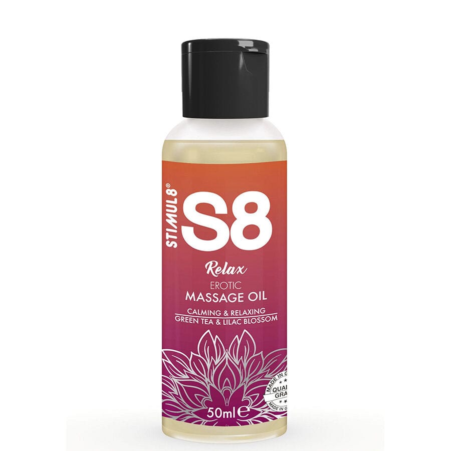 Massageöl Stimul8 S8 Relax Grüner-Tee 50 ml